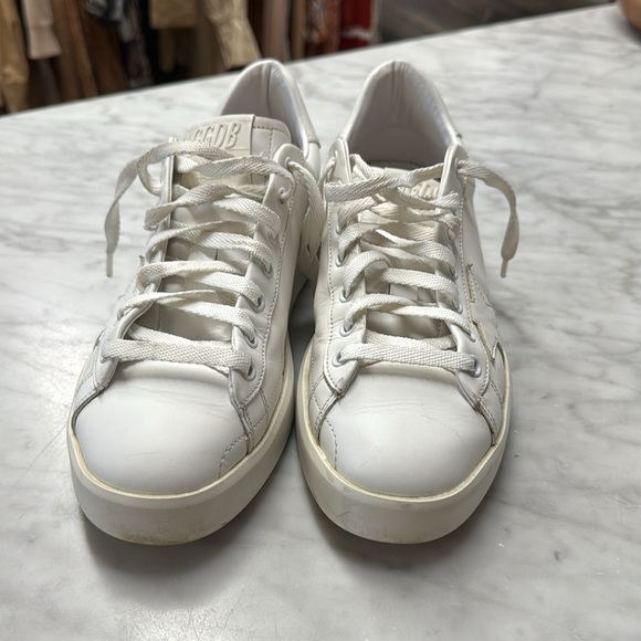 Golden Goose Pure-Star White Bio-Based Star and Heel Tab Sneakers Size 39 - Picture 7 of 14